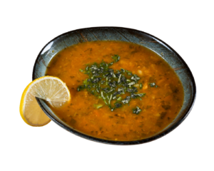 Suppe Djo – persische Gerstensuppe, freigestellt